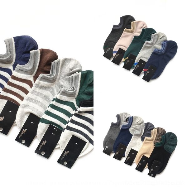 

68whd new men boat spring double shallow mouth invisible low sports boat x socks cotton sockssweat absorbing socks for men's xwawr sock, Black