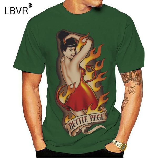 

bettie page devil tattoo juniors cap-sleeve t-shirt sizes- s-3x new casual cotton short sleeve sport hooded sweatshirt hoodie