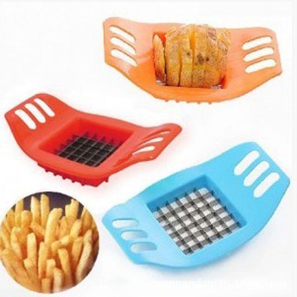 

potato slicer cutter stainless steel vegetable chopper chips making tool potato cutting fries tool kitchen accessories y075