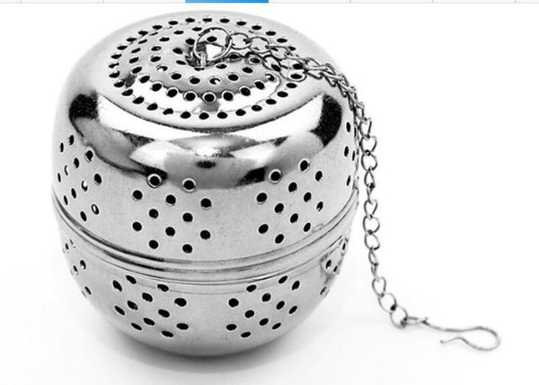 

stainless steel egg shaped egg-shaped tea balls teakettles infuser strainer locking spice ball 4cm 200pcs/lot