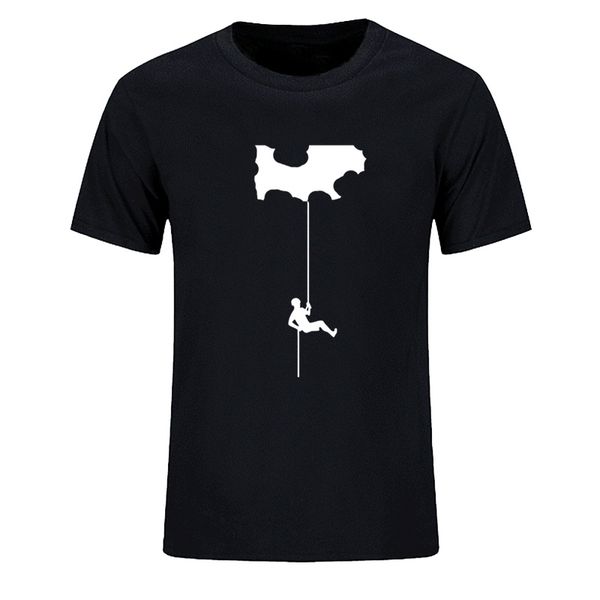 

sport bitter coffee 2019 summer men interesting rope climber extreme sports short sleeve cotton t-shirts