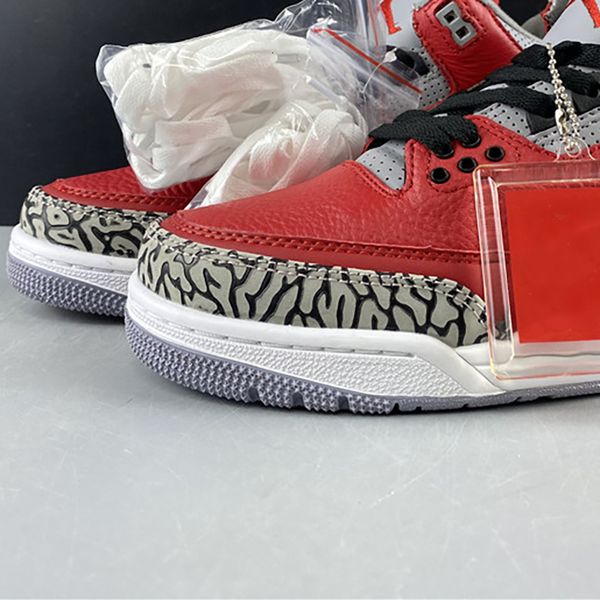 

air unite 3 cement se fire red ck5692-600 3s iii kicks men basketball sports shoes sneakers trainers with original box, Black
