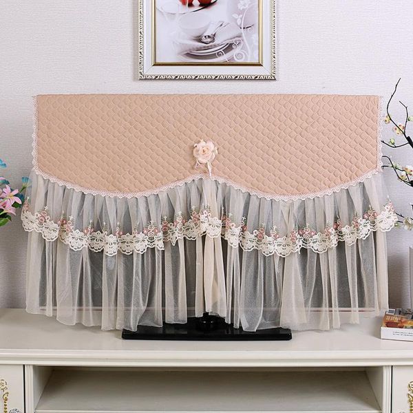 

table cloth tv cover lcd television dust set hanging1