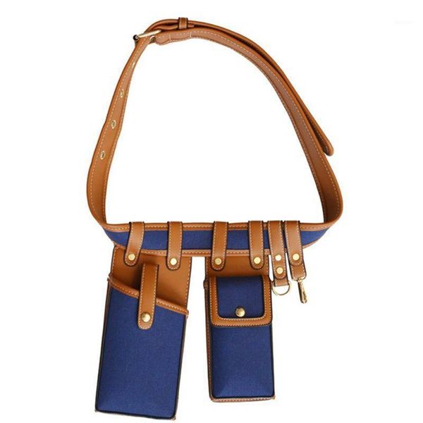 

women canvas waist fanny pack belt bag travel hip bum chest phone pouch c6ud1