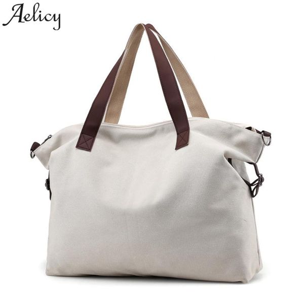 

aelicy 2020 new fashion light women girls canvas crossbody bags vintage canvas tote handbags big bag