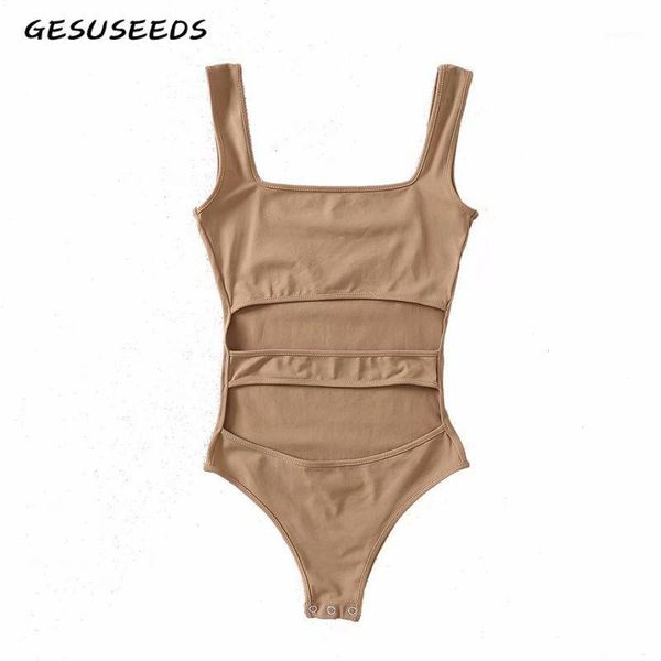 

black white knitted bandage bodysuit women sleeveless jumpsuit shorts body mujer summer elastic playsuit womens 1