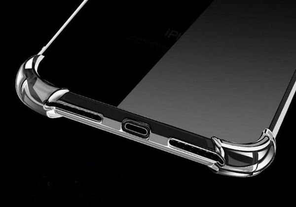 

transparent phone case for iphone 11 pro max xs xr s20 anti-knock tpu protective sho jlljmq loveshop01