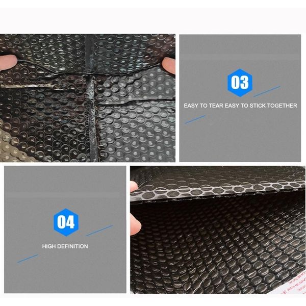 

50pcs bubble envelop self seal black foil bubble mailer for gift packaging lined poly mailer wedding bag ma jllhei eatout
