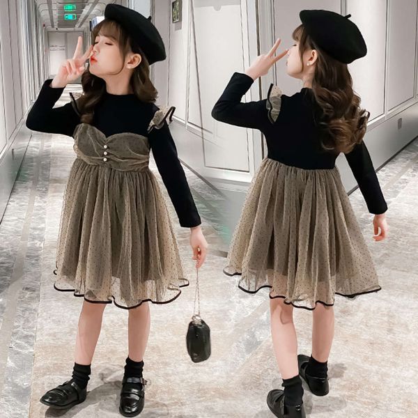 

2020 4 drs girls' 5 new autumn 6 princs skirt children's girl 7 foreign sle korean version 8 years old hva2, Red;yellow