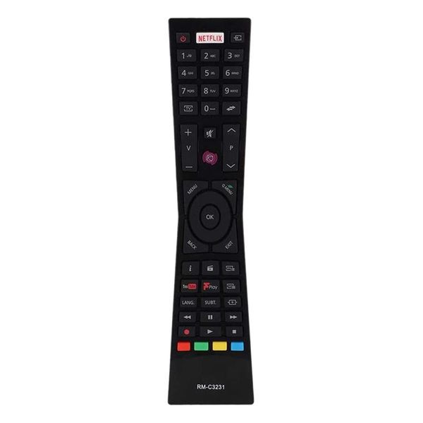 

remote controlers replacement control rm-c3231 for currys smart 4k led tvs with netflix youtube lt24c656 lt-24c656 lt24c661