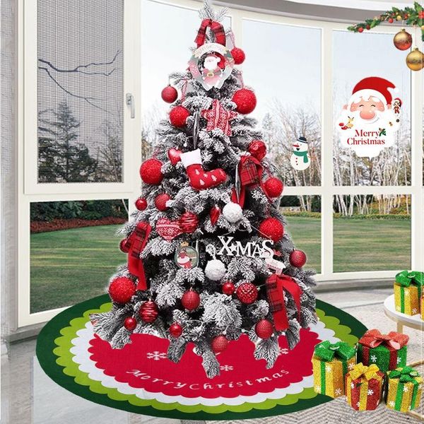 

removable diy christmas tree skirt,large 4 layers non woven holiday christmas tree decoration skirts new arrival