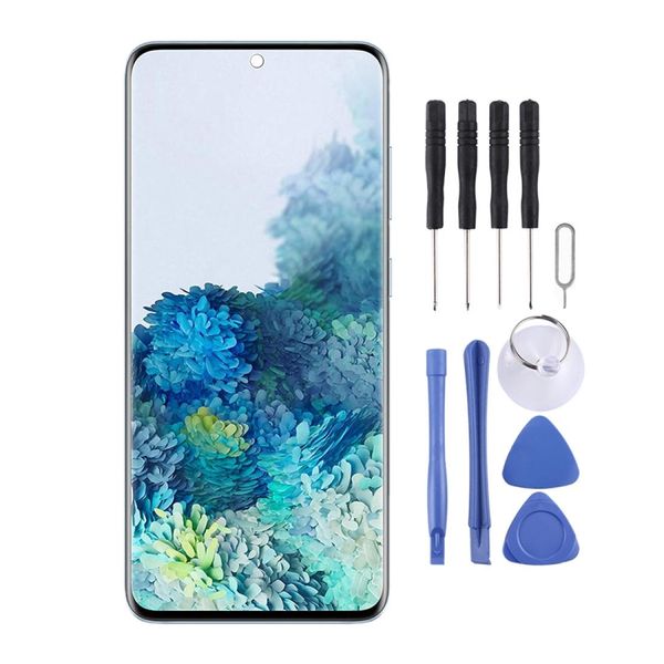 

original dynamic amoled material lcd screen and digitizer full assembly for galaxy s20