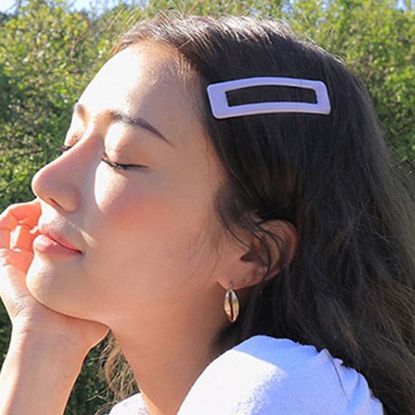 

12pcs hair accessories for girls women children hairgrip rectangle snap hair clips cute headwear pins hairpins barrettes 4.5cm wmtxip, Slivery;white