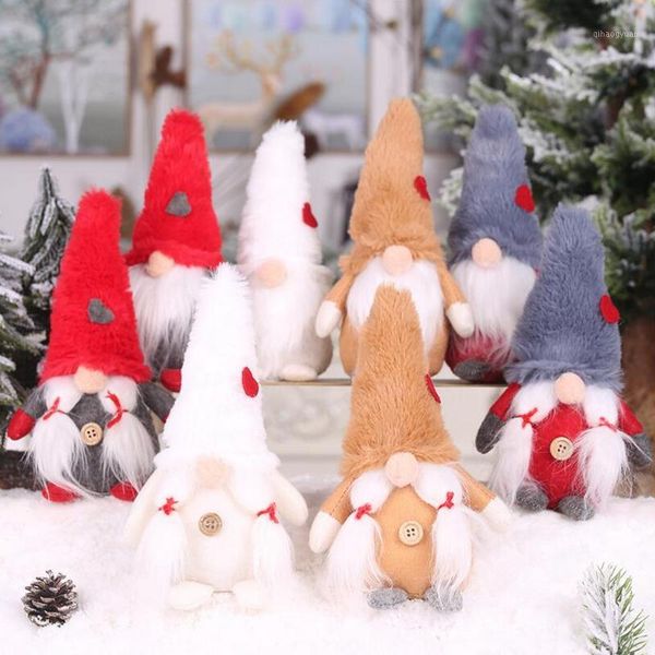 

1pcs 2019 christmas new man with foot tied beard beardless plush forest creative doll old forest decoration scene layout1