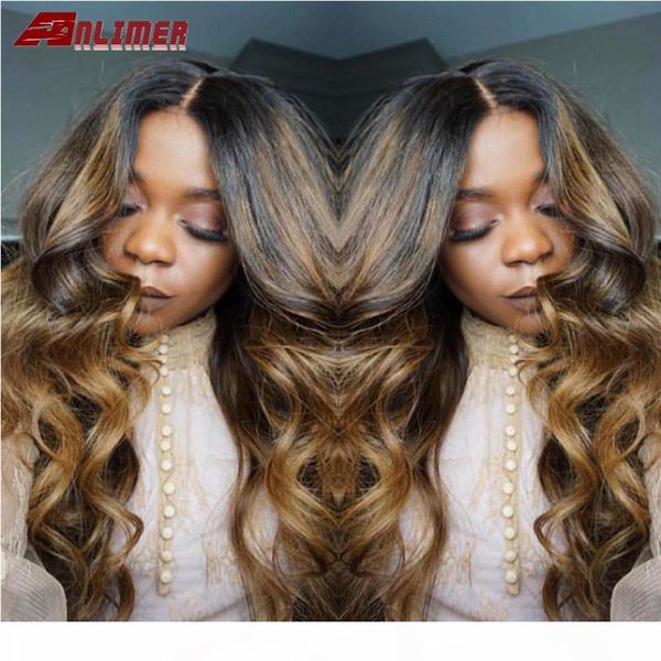 

ombre lace front wavy human hair wigs brazilian remy hair 13*6 lace wigs 1b 30 pre-plucked wigs with baby hair, Black