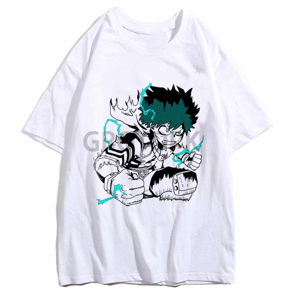 

my hero academia midoriya izuku harajuku anime boku no hero academia cute cartoon print japan casual tee sweatshirt hoodie men t shirt