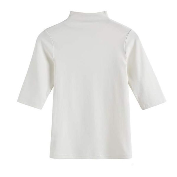 

2021 new spring summer t korea style half sleeve t-shirt 95% cotton slim fit women tshirt tee shirt femme 3xl xmri, White