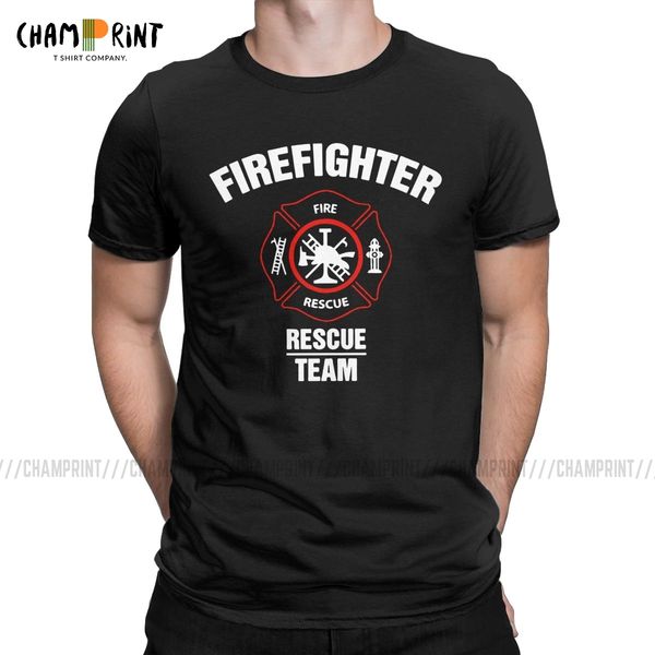 

sport firefighter rescue team ideal for firefighters t-shirts for men fashion cotton tee shirt short sleeve t shirts classic clothing