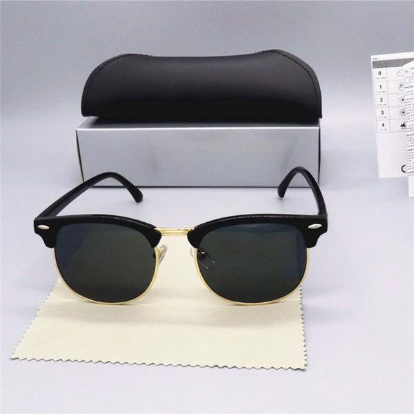 

brand design polarized luxury ray sunglasses men women pilot sunglasses uv400 eyewear bans glasses metal frame polaroid lens with box na35c#, White;black