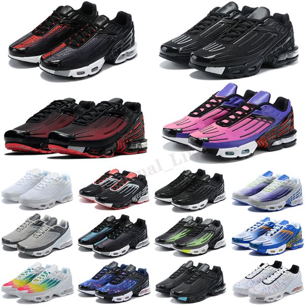 

plus iii 3 tn mens designer tuned zapatos run shoes classic women outdoor black white react sport sneakers requin blue spider 36-45
