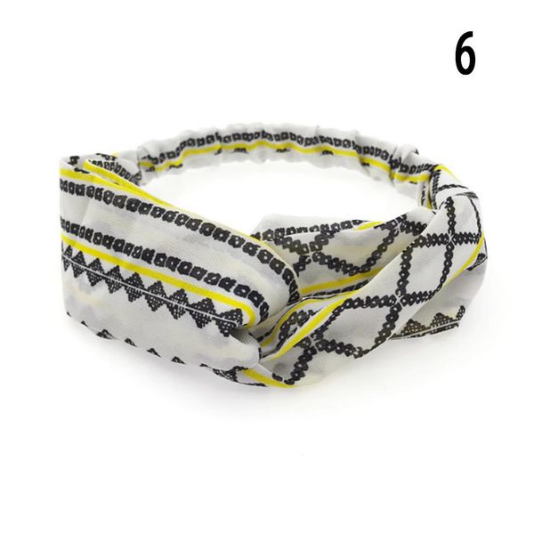 

sweet cross knot wide headbands for women elastic hairband floral dots hair accessories for girls printed knotted girls headwear q bbygas