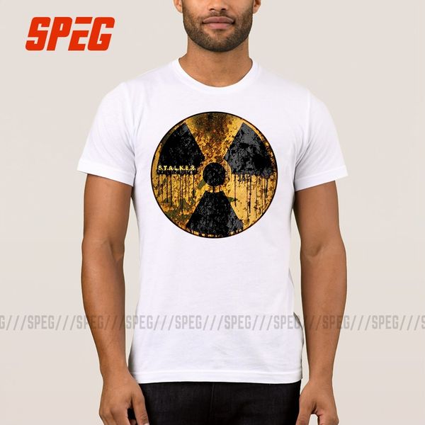 

2018 fashion stalker radiation symbol hilarious crewneck short sleeve new male 100% cotton s hoodie designers t shirts sweatshirt