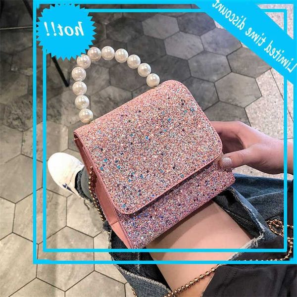 

brand tasks for women small shoulder bags fashion sequin pearl chains messenger bag bolsa feminina girl luxury handbags