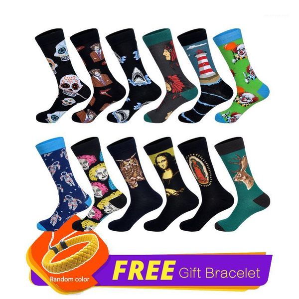

men's socks lionzone 12pairs/lot men dress 60 colors dozen pack happy funny streetwear wedding gift1, Black