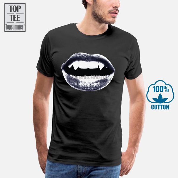 

sport vampire woman mouth t shirt true bite teeth jaws blood blood bat nosferatu cool casual pride t shirt men new fashion