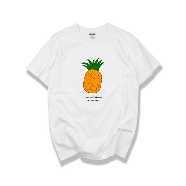 

2020 design cool and cute funny pineapple summer short sleeve men's fashion hoodie designers t shirts sweatshirt