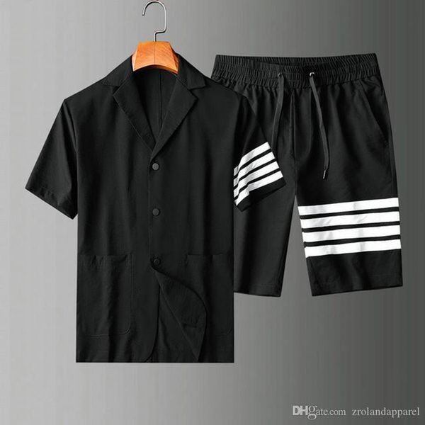 

2020 mens designer tracksuits mens designer shorts pants summer joggers clothing suit men s summer designer shorts sets, Gray