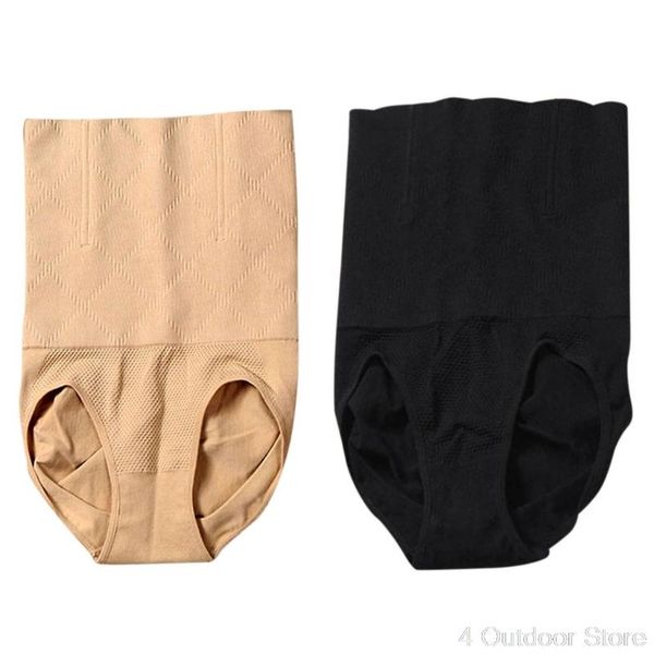 

waist support women high shapewear seamless tummy control body shaper panty briefs o01 20 drop, Black;gray