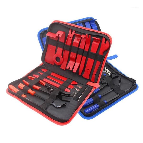 

19 pcs car radio removal disassembly tool set auto repairing interior pry kit door clip trim dashboard panel remove installer1