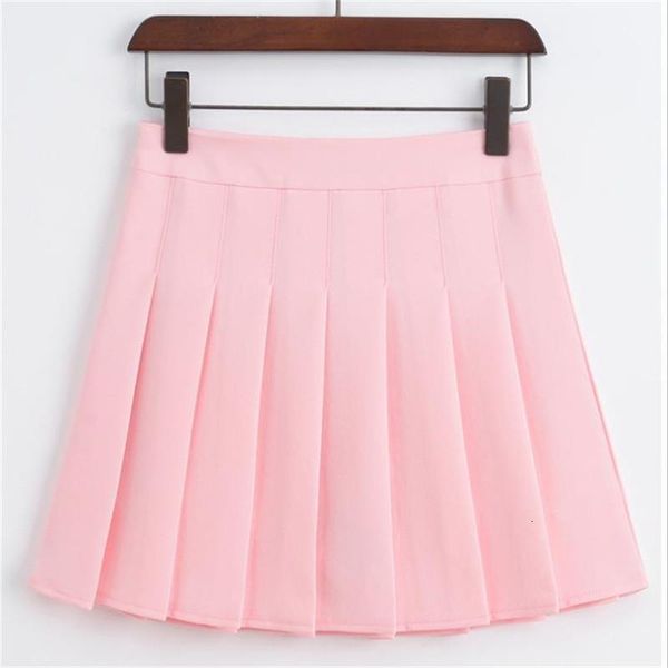 

merry pretty high waist short school pleated skirt women's mini pink summer skirts womens leggings female kawaii sun skirt, Black