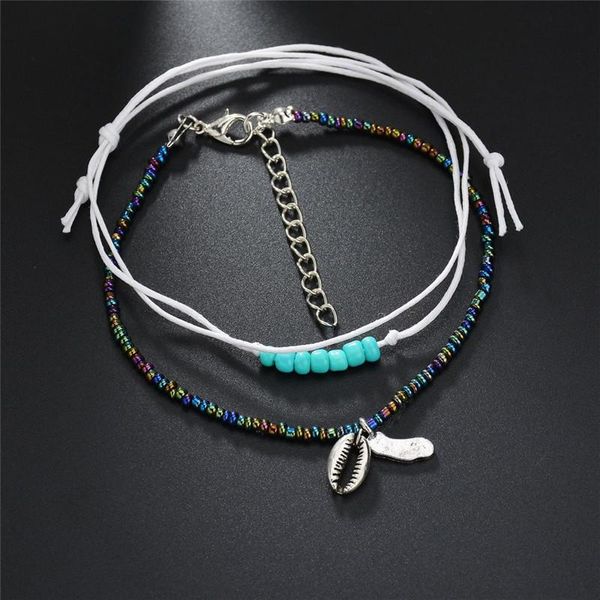 

s091 bohemian многословные слои anklets для женщин винтажные бусины шаблон звездообразные подвесные ноги лодыжки ноги браслет ювелирные изде, Red;blue