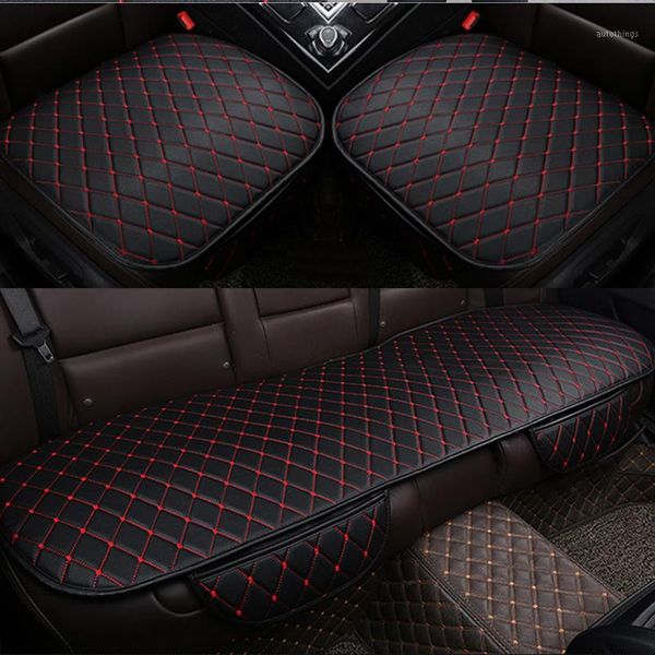 

seat cushion cover car seat covers universal pu leather cushion mats auto covers interior accessories decoration protect1