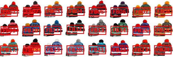 

2020 new atlanta football beanie american team winter wool knit hat