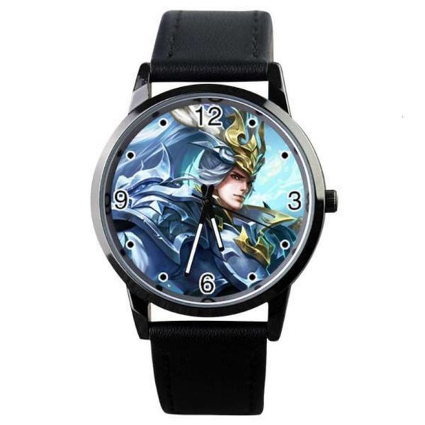 

travel glory mobile king around of li bai, han xin, zhao yun, zhou yu, xiao qiao leisure watch, Slivery;brown