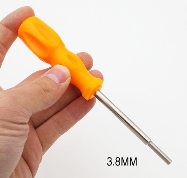 

new yellow handle security bit 3.8mm 4.5mm hexagon screwdriver open tool gamebit for wmtolw dh_niceshop