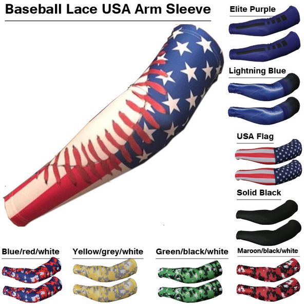 

sleeve arm lace usa baseball bgsj
