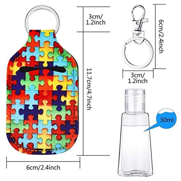 

girl 13 colors pattern printing holder chapstick lipstick keychain for favors valentines gift party favor dhc670