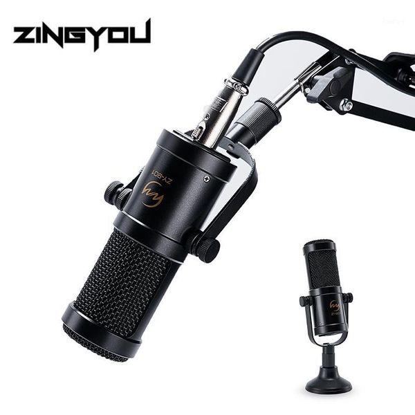 

zingyou condenser microphone 100% original professional sound recording microfono with arm holder microphone for computer1
