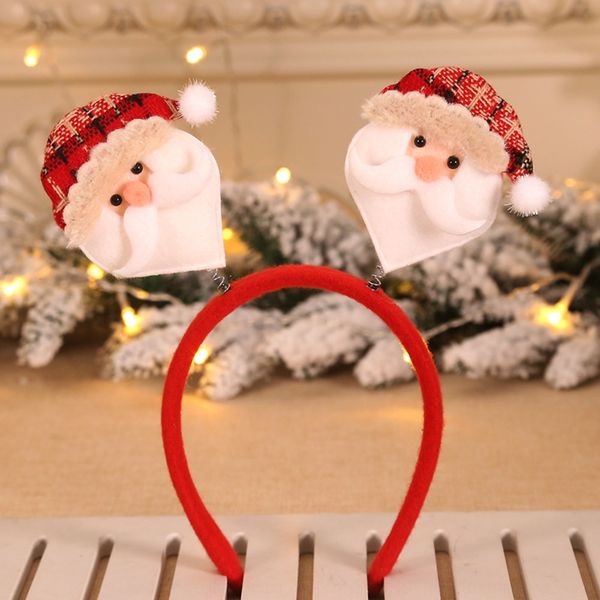 

new decorations christmas head button old man snowman hair band hair band headdressbutton headdress day party atmosphere decoration supplies
