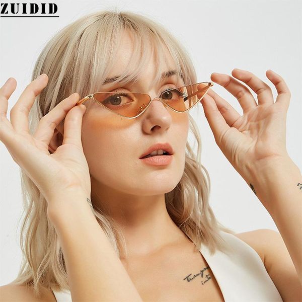 

in 2021 fashion triangle ocean sunglasses women trend cat eye sunglasses personality hippie classic glasses retro okulary gafas, White;black