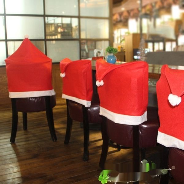 

t86kc decoration supplies cover qlpgl non-wovenhat non-woven christmas chair restaurant l chair ordinary hat cover layout non-woven