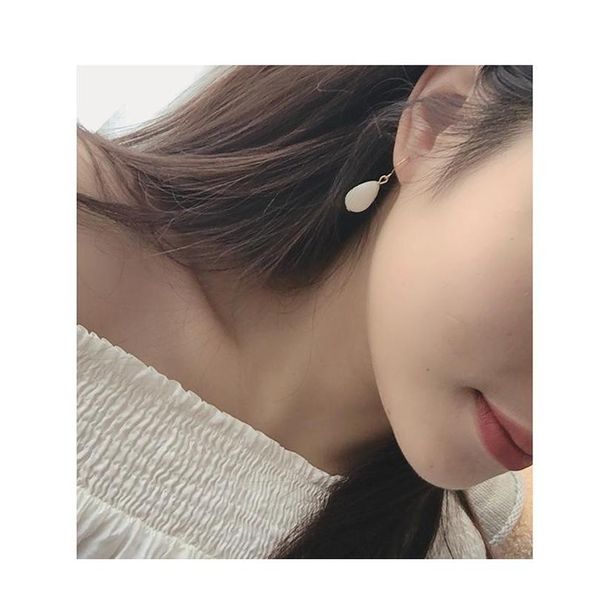 

hand ornaments retro pearl transparent beads gold ring earrings earrings korean simple temperament earrings 2kqxs gyauo, Silver