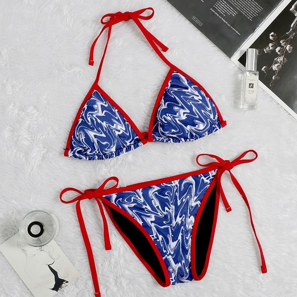 

звезда же мода бикини женская сексуальная шея ремешка d семейный буква напечатанный купальник