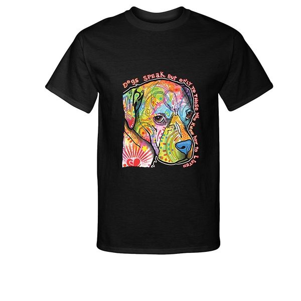 

new fashion tee shirt casual dogs speak but only to those who know how to listen t-shirt sport hooded sweatshirt hoodie