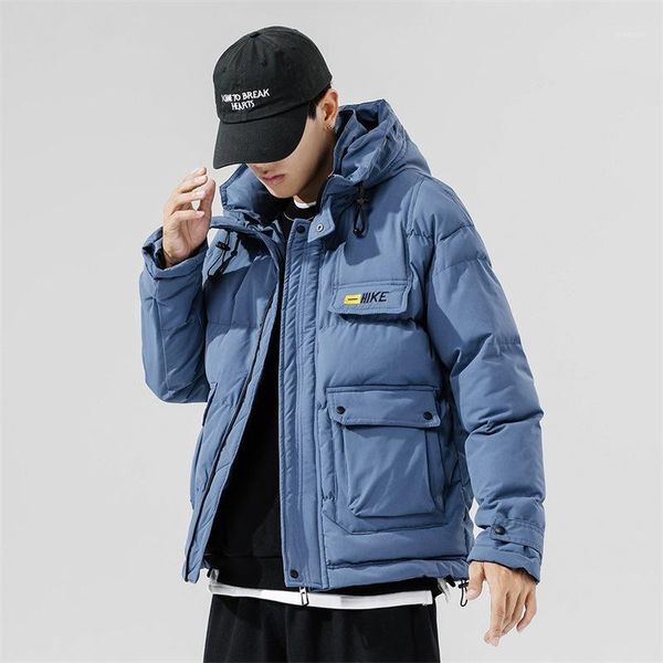 

edition add thick wool winter new tooling down cotton-padded jacket winter cotton-padded clothes jacket1, Black