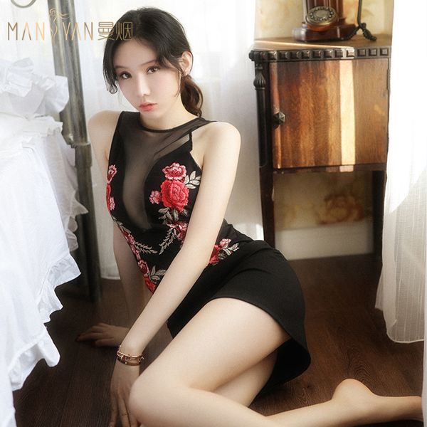 

woman lingeries lace luxury sling lingeries embroidery deep v sexe womens clothing temptation sexe lenceria summer intimate, Black;white